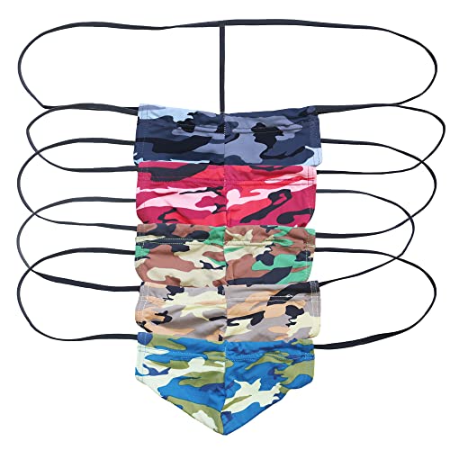 YUFEIDA Herren Tanga Unterwäsche G-String Camouflage Low Rise Briefs Unterhose Pack von YUFEIDA