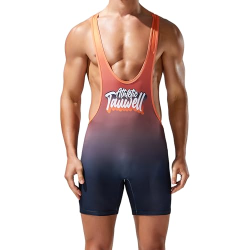 YUFEIDA Herren Sporthemden Aktive Unterhemden Boxer Wrestling Bodywear Active Bodysuit Sportunterhemden für Herren von YUFEIDA