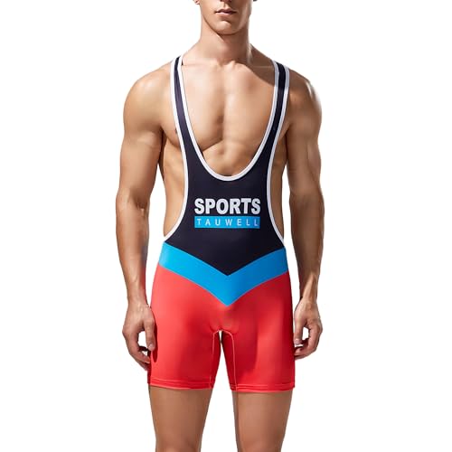 YUFEIDA Herren Sporthemden Aktive Unterhemden Boxer Wrestling Bodywear Active Bodysuit Sportunterhemden für Herren von YUFEIDA