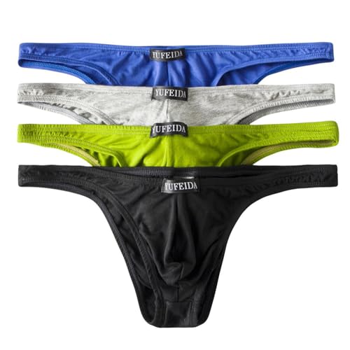 YUFEIDA Herren Strings Bequeme Modal Tanga Slips Weich G-String Unterwäsche von YUFEIDA