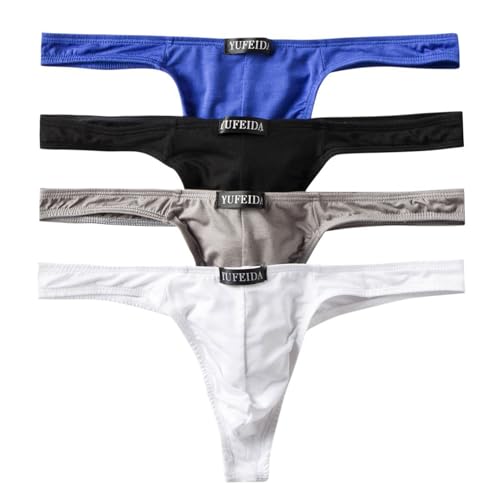 YUFEIDA Herren Strings Bequeme Modal Tanga Slips Weich G-String Unterwäsche von YUFEIDA
