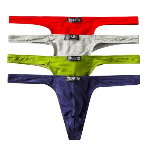 YUFEIDA Herren Strings Bequeme Modal Tanga Slips Weich G-String Unterwäsche von YUFEIDA