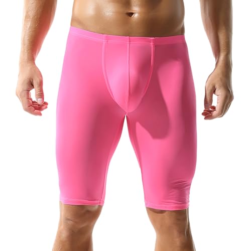 YUFEIDA Herren Transparent Halbe Strumpfhosen Unterhose Skin Bademode Shorts Trunks Hosen von YUFEIDA