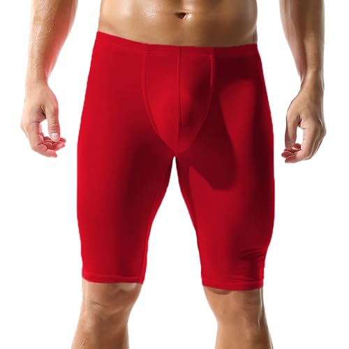 YUFEIDA Herren Transparent Halbe Strumpfhosen Unterhose Skin Bademode Shorts Trunks Hosen von YUFEIDA