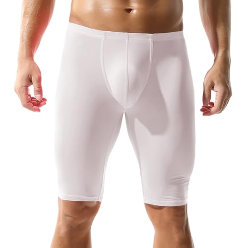 YUFEIDA Herren Transparent Halbe Strumpfhosen Unterhose Skin Bademode Shorts Trunks Hosen von YUFEIDA