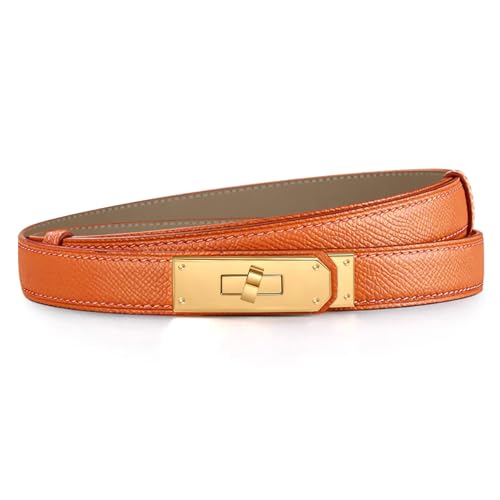 Gürtel Damen Taillengürtel Damen Ledergürtel Damen Dupes Damen Gürtel Damen Schmal Damengürtel Leder Belt Women Schmaler Gürtel Damen Leder Gürtel Leder Damen Gürtel Damen Taillengürtel Damen,Orange von YUGDRUZY