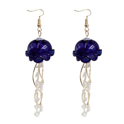 1 Paar Jellyfish Ohrringe Party Date Hochzeit Modischer Ohrschmuck Für Stilvolle Outfits Tassels Ohrringe von YUGSHNKFC
