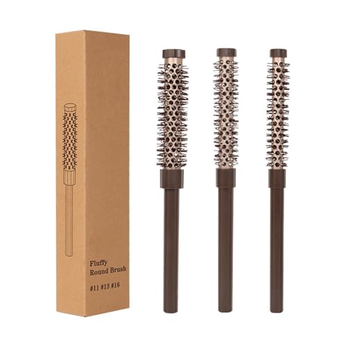 3 Stücke Rundbürste Set Zum Trocknen Und Styling Von Kurzem Haar Mit Weichen Nylonborsten Für Frauen Und Männer 3 Stücke Rundbürste Set Zum Trocknen Und Styling Von Kurzem Haar Mit Weichen Nylonborsten Für Frauen Und Männer von YUGSHNKFC