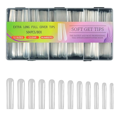 504pcs Vollständige Abdeckungen Tipps Weiche Gel Tipps Acrylnägel Tipps Klare Nägel Tipps Drücken Sie Auf Nägel Falsche Nägel Für Frauen Extra Langes Weiches Gelnagelspitzen 504pcs Vollständige Abdeckungen Tipps Weiche Gel Tipps Acrylnägel Tipps Klare Nägel Tipps Drücken Sie Auf Nägel Falsche Nägel Für Frauen Extra Langes Weiches Gelnagelspitzen von YUGSHNKFC