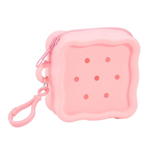 Bunte Kleingeldtaschen aus Silikon mit Reißverschluss oben, schönes Kinderzubehör, Silikon-Kartenhalter, Löcher, weiche Geldbörse für Mädchen, B, Einheitsgröße Bunte Kleingeldtaschen aus Silikon mit Reißverschluss oben, schönes Kinderzubehör, Silikon-Kartenhalter, Löcher, weiche Geldbörse für Mädchen, B, Einheitsgröße von YUGSHNKFC