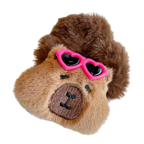 Cartoon-Capybaras Haargummis, Haargummi, Party-Kopfschmuck, lustiger Haargummi für Musikfestivals, lustige Foto-Requisiten von YUGSHNKFC