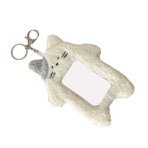 Cartoon-Plüsch-Kartenhalter, Kartenschutz, Kartenhüllen, Schlüsselanhänger, Rucksäcke, Dekoration für Fotokarten, Visitenkarten, Buskarten, Plüschkartenhüllen von YUGSHNKFC