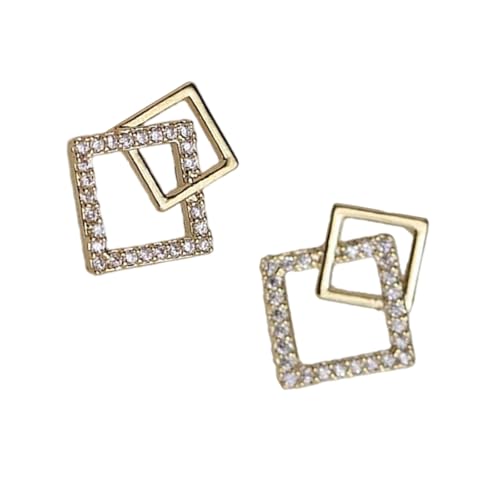 Damen-Ohrringe aus Premium-Legierung, leicht, bequem, Haken-Ohrringe für empfindliche Ohren, trendiger, minimalistischer Schmuck, hautfreundlich, Hochzeits-Ohrschmuck von YUGSHNKFC