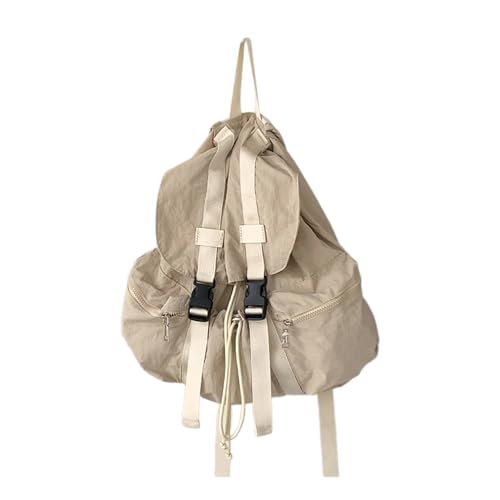 Delicate School Rucksack Für Jungen Und Mädchen Große Kapazität Daypack Mehrere Taschen Buchstasche Für College Studenten Frauen Mode Rucksack von YUGSHNKFC