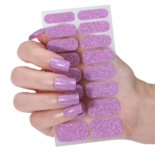 Einfarbige Nagellackstreifen Nagelkunstaufkleber Gelnägel Streifen Gelnägel Wraps Nagelkunstdekoration Für Frauen von YUGSHNKFC