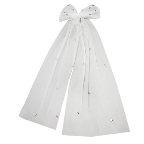 Einzigartige Haarspange mit Strasssteinen, Schleier, Haarspange, ergänzt Brautkleidung und Abendkleider für Hochzeiten und Partys von YUGSHNKFC