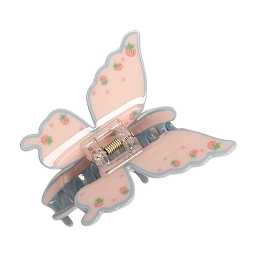 Elegante Acryl-Haarklammer, verspieltes Karomuster, Schleifen-Design, Haarklammer für modebewusste Frauen und Mädchen von YUGSHNKFC