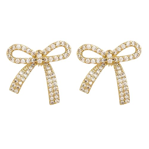 Elegante Schleifen-Ohrringe für Damen und Mädchen, Temperament-Piercing-Ohrringe, Modeschmuck, schlichter Punk-Ohrring, Metall Elegante Schleifen-Ohrringe für Damen und Mädchen, Temperament-Piercing-Ohrringe, Modeschmuck, schlichter Punk-Ohrring, Metall von YUGSHNKFC
