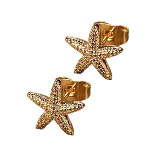 Elegante Strandsternstern Ohrringe Leichte Edelstahl Elegant Geschenk Vintage Heiße Tag Hengste Ohrringe Frauen Marine Party von YUGSHNKFC
