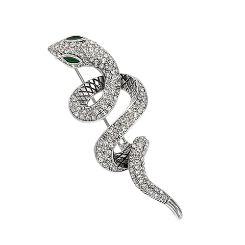Elegante Vintage Schlange Brosche Schöne Dekorierte Schlange Schmuck Strudy Alloy Lappel Pin Charm Alloy von YUGSHNKFC