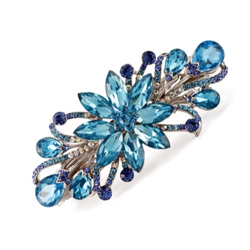 Eleganter, zarter Fascinator, Blume, handgefertigt, Haar-Accessoires für Damen, Kristall-Kopfschmuck, 1920er-Jahre-Kunst-Ornament von YUGSHNKFC