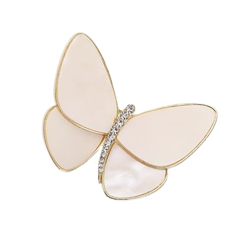 Emaillierte Schmetterlingsnadel mit funkelnden Strasssteinen für Rucksack, Jacken, Dekoration, modische Anstecknadel für Outfits, funkelnde Schmetterlings-Brosche, Geschenk, Einheitsgröße, Wie von YUGSHNKFC