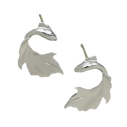 Fisch-Ohrringe, elegante Ohrstecker, geometrische Fisch-Ohrstecker, modische Anhängerohrringe, geeignet für stilvolle Outfits von YUGSHNKFC