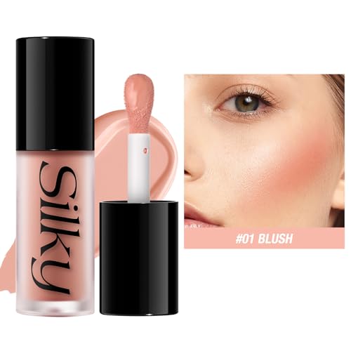 Flüssig Puder Rouge Für Wangen Tragbare Größe Aufbaubare Abdeckung Vielseitig Einsetzbares Gesichtsfarben Make Up Für Frauen Und Mädchen von YUGSHNKFC