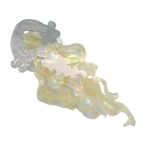 Frauen Große Haarklauen Clip Marine Styles Jellyfishacetat Haarta Für Sichere Haarstyling Verschiedene Anlässe Haarschleife von YUGSHNKFC