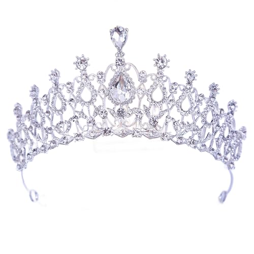 Glitzernder Strass-Kopfschmuck, bequem, rutschfest, Abend-Stirnbänder für Brautkleidung und Abendgalas von YUGSHNKFC