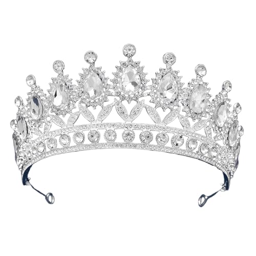 Glitzernder Strass-Kopfschmuck, bequem, rutschfest, Abend-Stirnbänder für Brautkleidung und Abendgalas von YUGSHNKFC