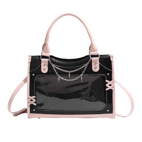 Große Kapazität Handtasche Süße Kühle Itabag Schulter Crossbody Bloß Bloßmessener Bag Fashion Satchel Handtasche Für Frauen Transparente Messenger von YUGSHNKFC