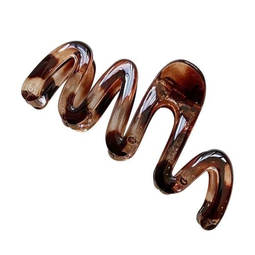 Haarklammer, breit, groß, Haarspangen, einzigartige Verzierung, Haarnadel, modisch, einzigartige Verzierung von YUGSHNKFC