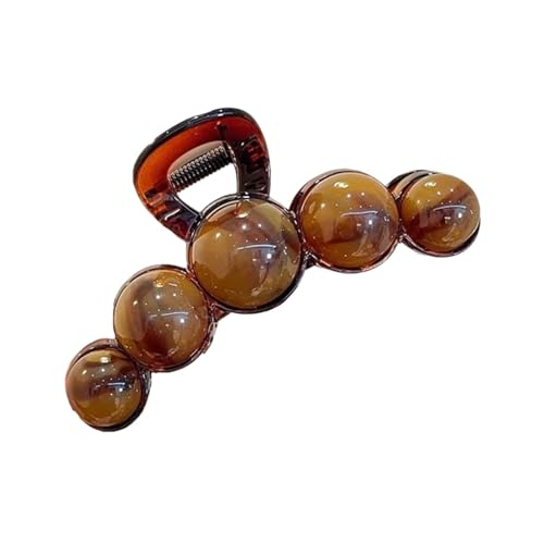 Haarklammer mit Perlen, starker Griff, geometrische Acryl-Haarklammer für den täglichen Gebrauch und besondere Anlässe von YUGSHNKFC