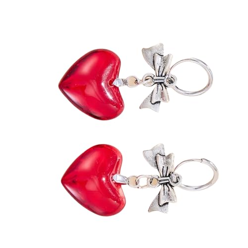 Herzförmige Ohrringe Mit Gotischem Bogenknoten Design Hypoallergenisch Legiert Bequemer Tragenschmuck Für Tägliche Anlässe Empfindliche Hautfreundliche Ohrringe von YUGSHNKFC