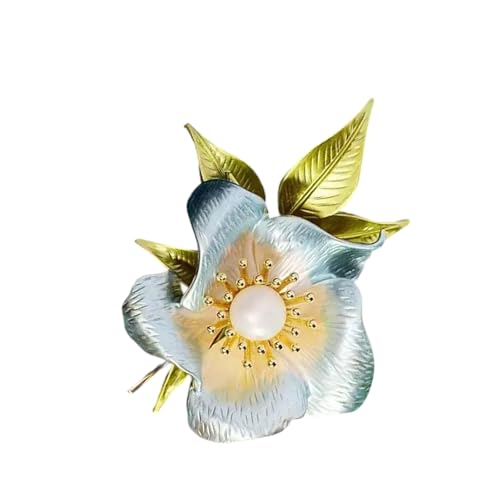 Leichte Blumenbrosche Mit Sicherem Stift Mit Zart Blumendetails Vielseitigem Zubehör Schmuck Sicherheitsnadel Clasp Brosche Brosche von YUGSHNKFC