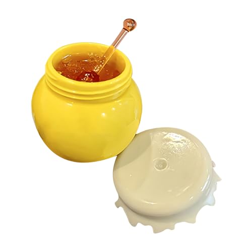 Lippenbalsam Honys Jar Lippenschlafmaske Feuchtigkeitsspendende Lippenmaske Über Nacht Feuchtigkeitsspendend Lippenmaske Reduziert Lippenlinien Für Frauen von YUGSHNKFC