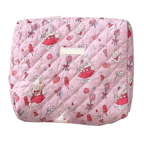 Make-up-Tasche mit Cartoon-Druck, Kosmetiktasche, Toilettenartikel-Organizer für Reisen, Camping und den täglichen Gebrauch, Kulturbeutel für Damen, a, Mass Beauty von YUGSHNKFC