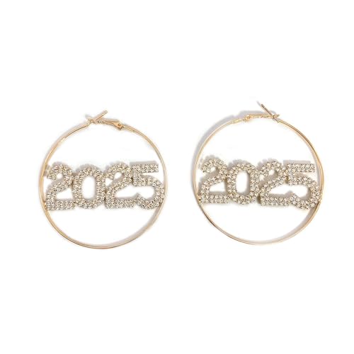 Mehrzweck 2025 Frauen Ohrringe Mit Kristallen Strauchsteinen Schmuckzubehör Für Elegantes Und Modernes Look Neujahr Schmuck von YUGSHNKFC