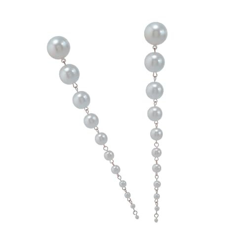 Mode Dangle Ohrringe Handgefertigte Perlen Quasten Statement Für Frauen Die Tägliche Outfits Pearls Schmuck Entsprechen von YUGSHNKFC