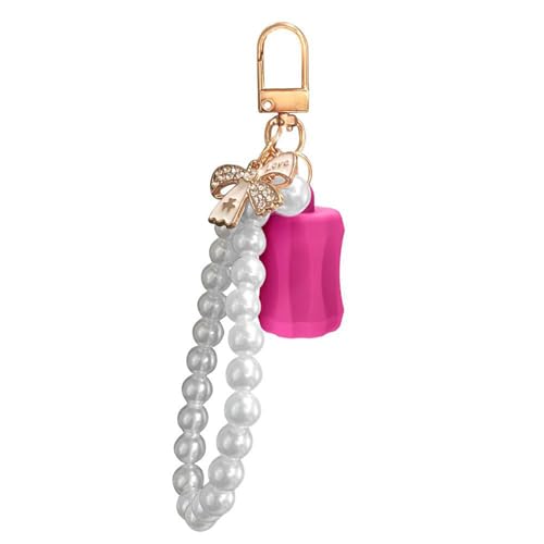 Mode Lippenbalsam Schlüsselbund Cover Mit Quick Clip Design Multi Brand Kompatibilität Tragbarer Schönheit Essential Mode Lip Balm Cover Schlüsselbund von YUGSHNKFC