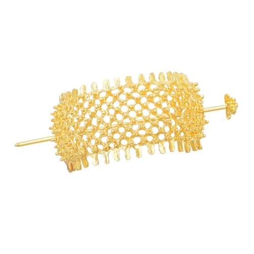 Openwork Hair Stick Golden Geschnitzte Haarstück Mit Funkelnden Geschnitzten Abendessen Mit Abendessen. Tragen Sie Foto Requisiten von YUGSHNKFC