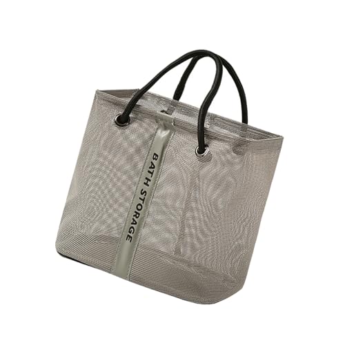 Reise-Kulturbeutel für Damen und Herren, Duschtasche, Waschraum, Aufbewahrungskorb, Make-up, Kosmetik-Organizer, Mittelgrau, Einheitsgröße von YUGSHNKFC