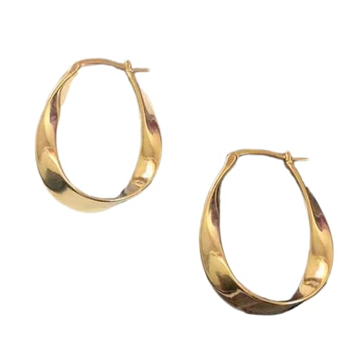 Stilvolle Mobiuses Strips Inspirieren Elegantes Hoop Ohrring Ornament Für Frauen Tragbares Accessoire Für Jeden Besonderen Anlass Geometrischer Reifenoop Ohrring von YUGSHNKFC