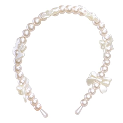Stilvolles Damen-Perlen-Stirnband verschönert jedes Outfit, Haarschmuck, Party-Kopfbedeckung für besondere Anlässe und den täglichen Gebrauch von YUGSHNKFC