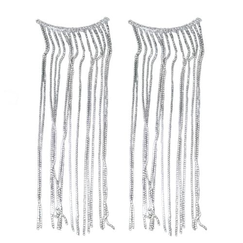 Strass-Kopfkette, Haarkamm für Damen, elegante Fransen-Haarkette, Party-Kopfschmuck, glitzernder Kopfschmuck, Haarschmuck von YUGSHNKFC