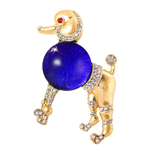 Stylish Dog Pin Plating Sturdy Leichtmetallzubehör Tragbar Für Anzüge Schals Outfits Elegante Hund Brosche von YUGSHNKFC