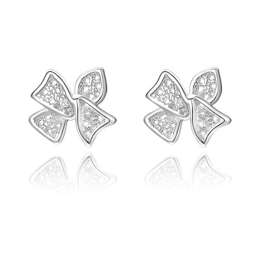 Süße Metall-Ohrringe mit hohler Linie, stilvolle Bowknot-Ohrstecker, Kupfer, trendige Anhänger, Accessoires für Frauen, modische Bowknot-Ohrringe von YUGSHNKFC