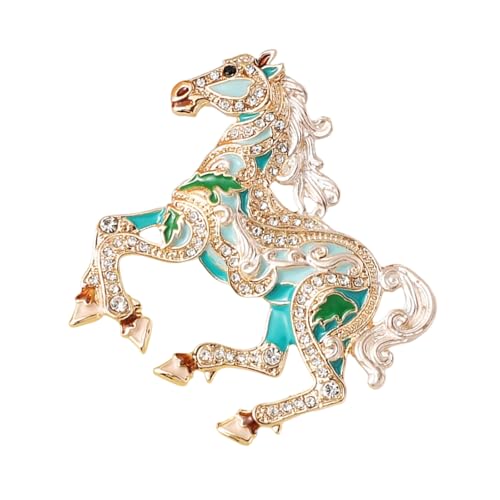 Traditionelle Chinesische Zodiacs Horse Brosche Legierung Handwerkskunst Für Empfindliche Hautgarderobe Alrovery Tierbrosch von YUGSHNKFC