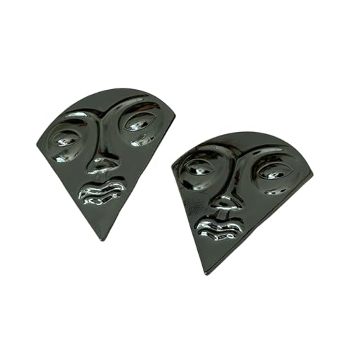 Trendige geometrische Gesichtsohrringe, Dekoration für Frauen, einzigartiges Schmuckzubehör für Partys und Fotoshootings, künstlerische Ohrstecker, Einheitsgröße, Wie beschrieben, Wie beschrieben von YUGSHNKFC